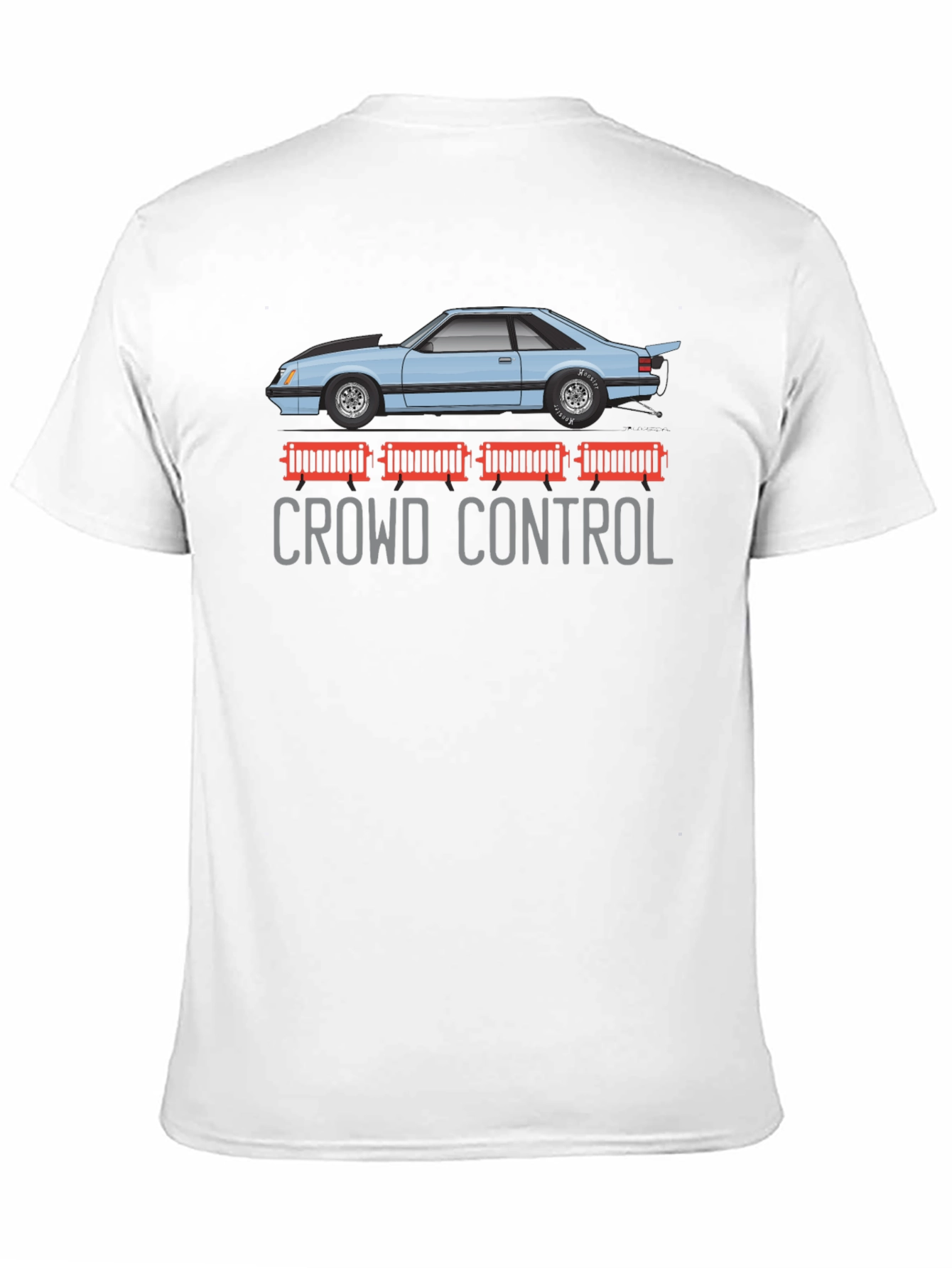 Crowd Control T-Shirt - Car Design