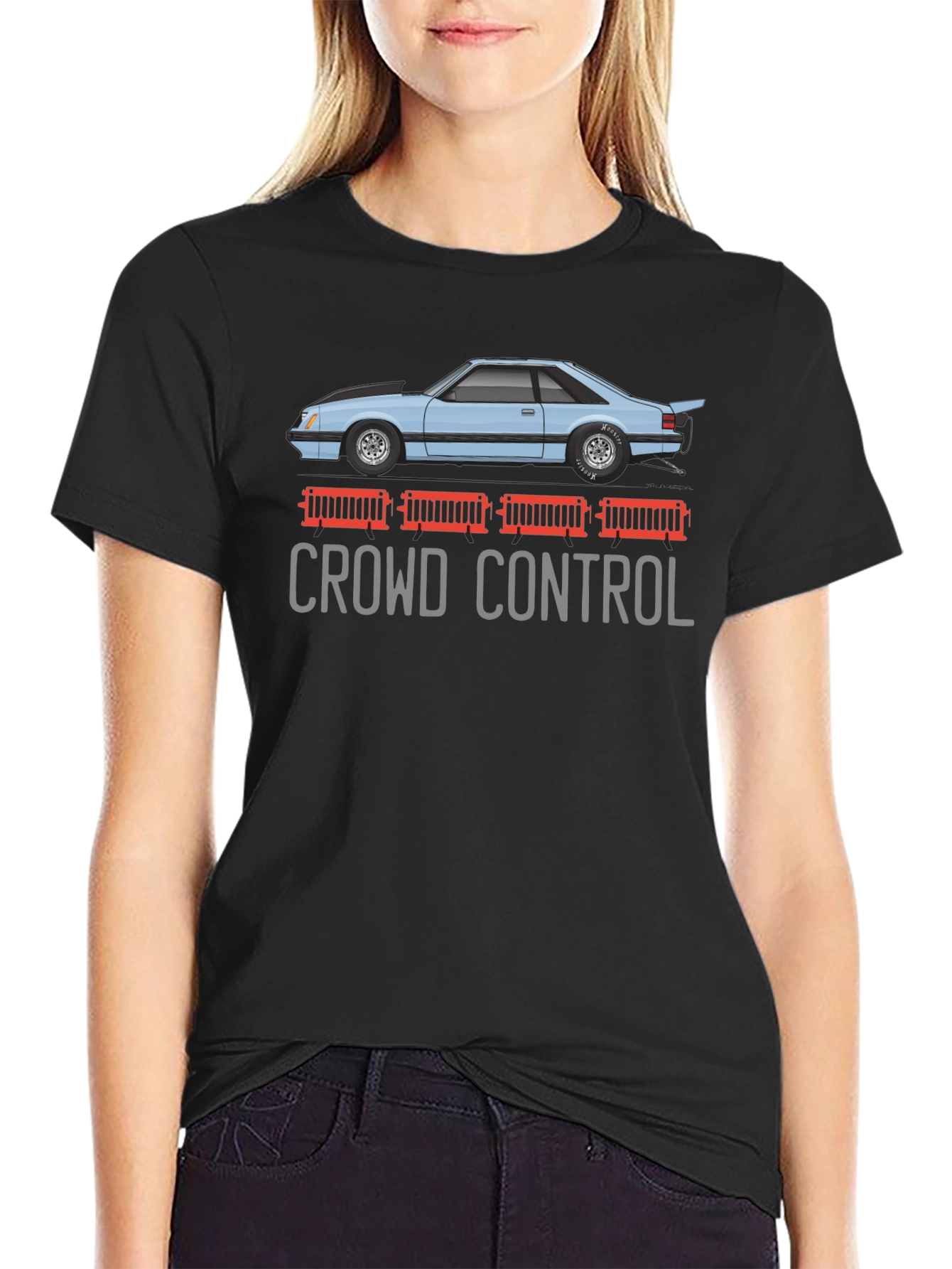 Crowd Control T-Shirt - Car Design