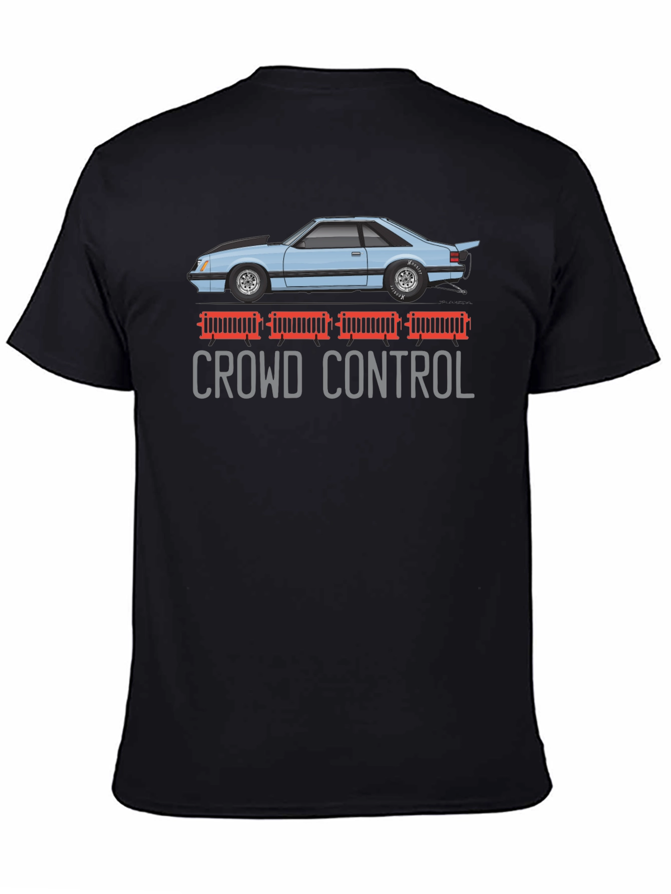 Crowd Control T-Shirt - Car Design