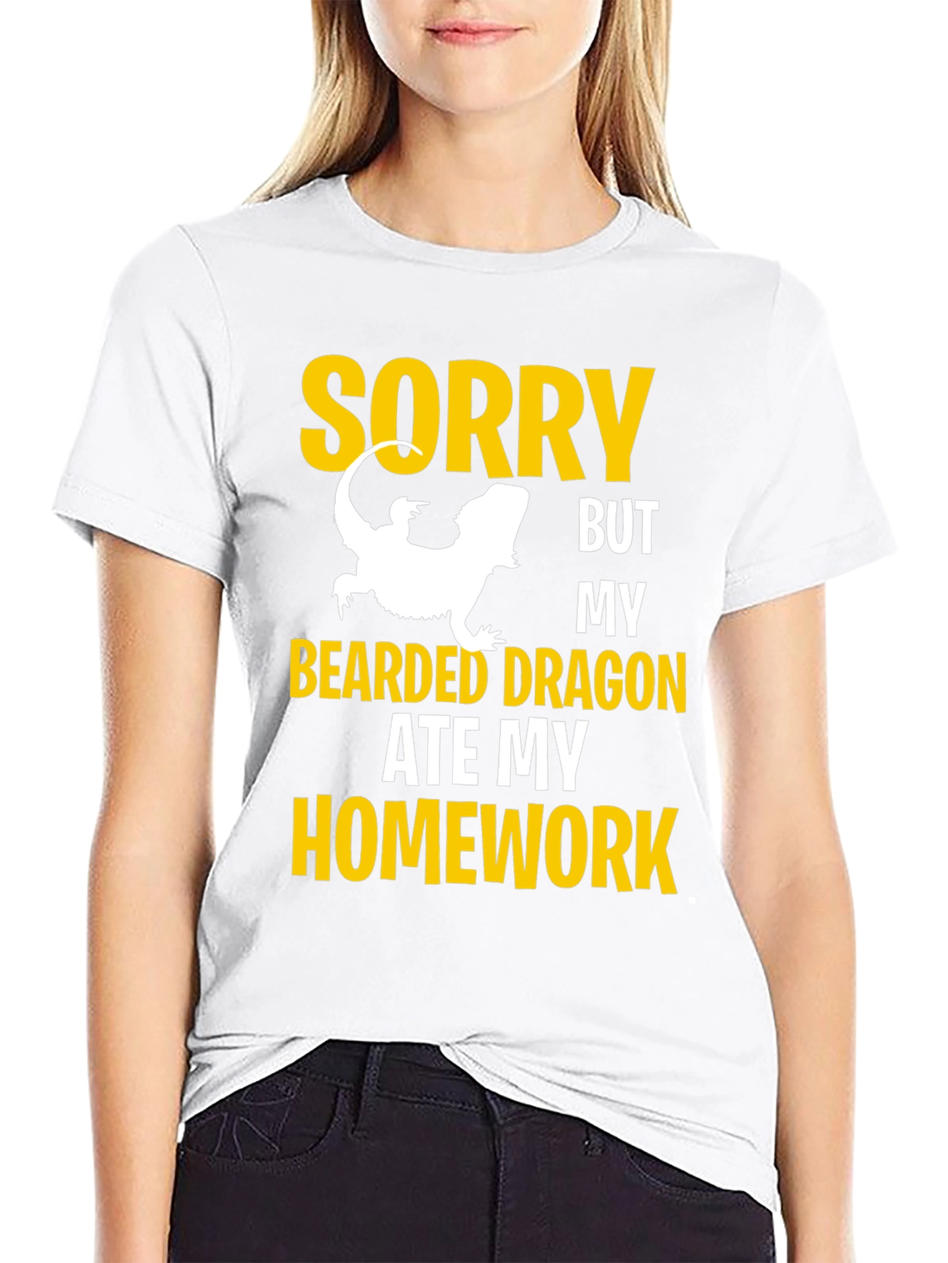 Bearded Dragon Ate My Homework Graphic Tee