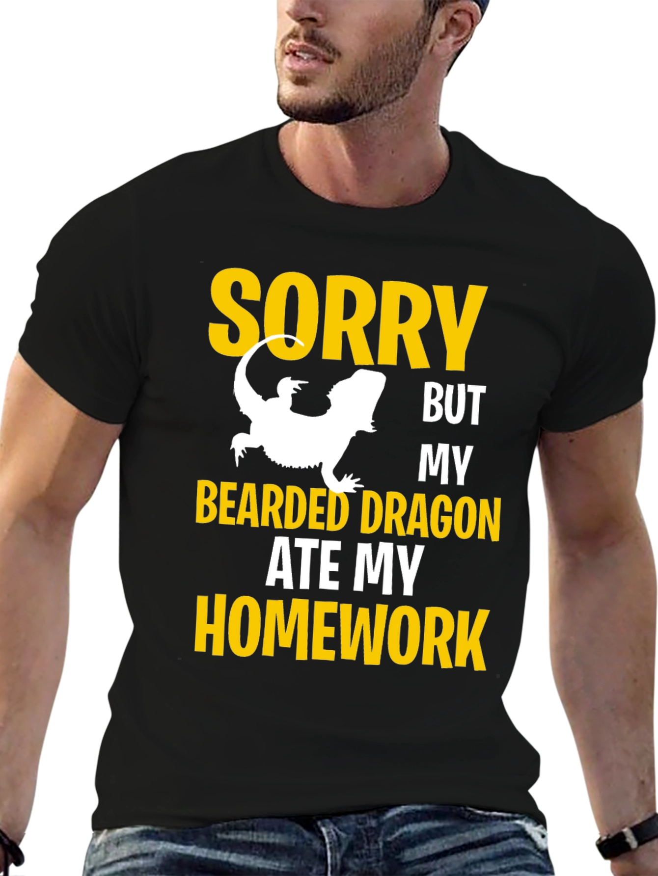 Bearded Dragon Ate My Homework Graphic Tee