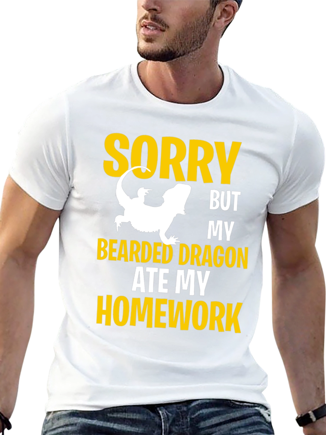 Bearded Dragon Ate My Homework Graphic Tee