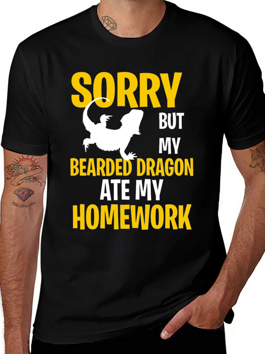 Bearded Dragon Ate My Homework Graphic Tee