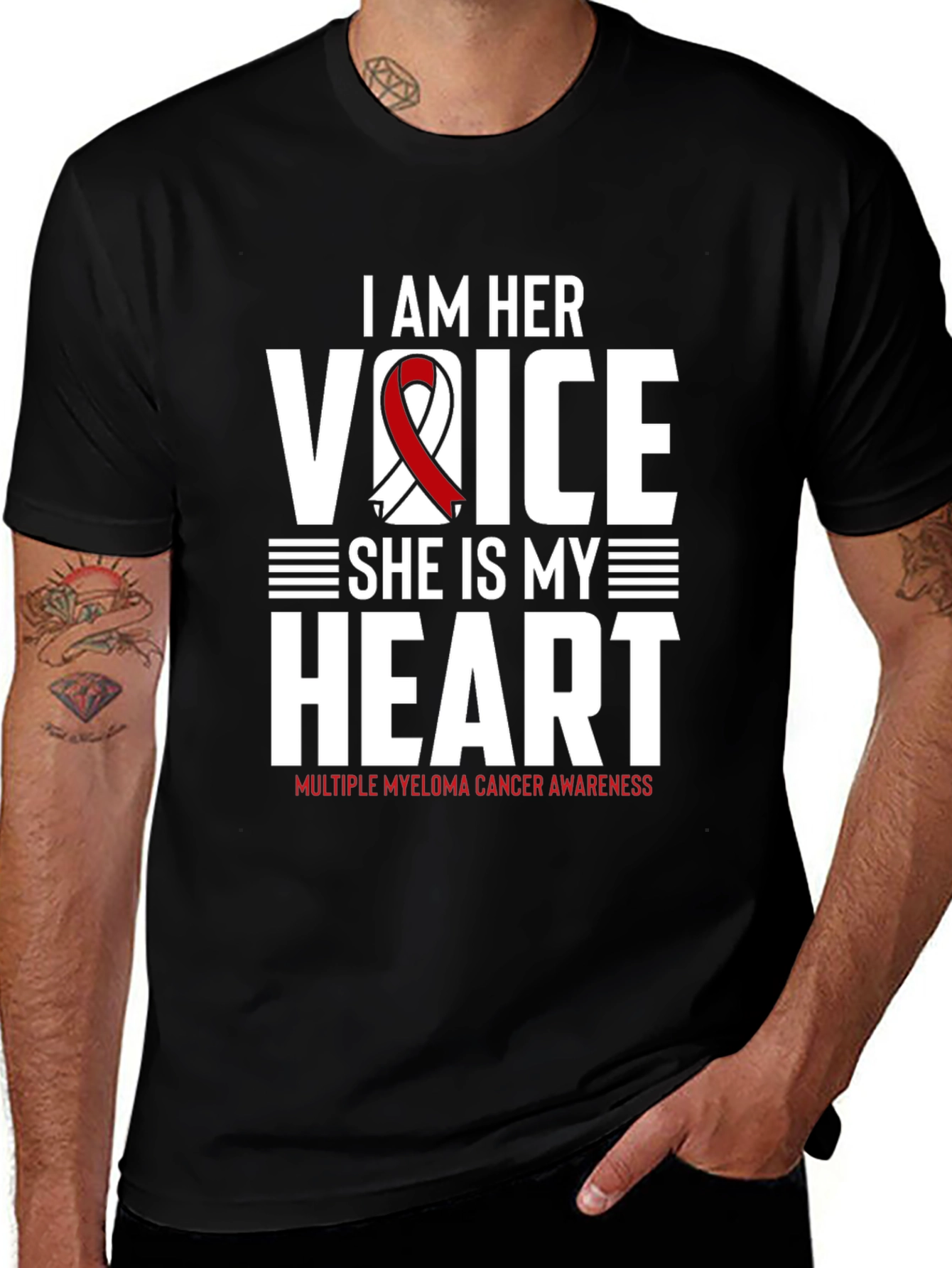 I Am Her Voice Myeloma Awareness T-Shirt