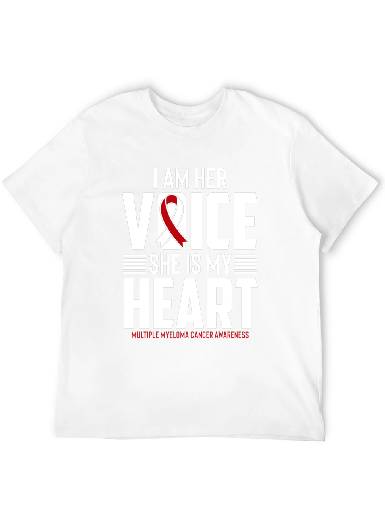 I Am Her Voice Myeloma Awareness T-Shirt