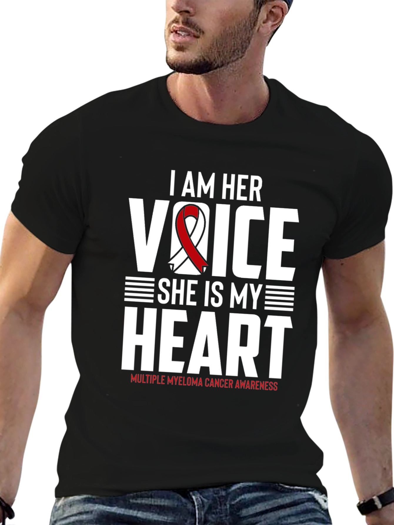 I Am Her Voice Myeloma Awareness T-Shirt