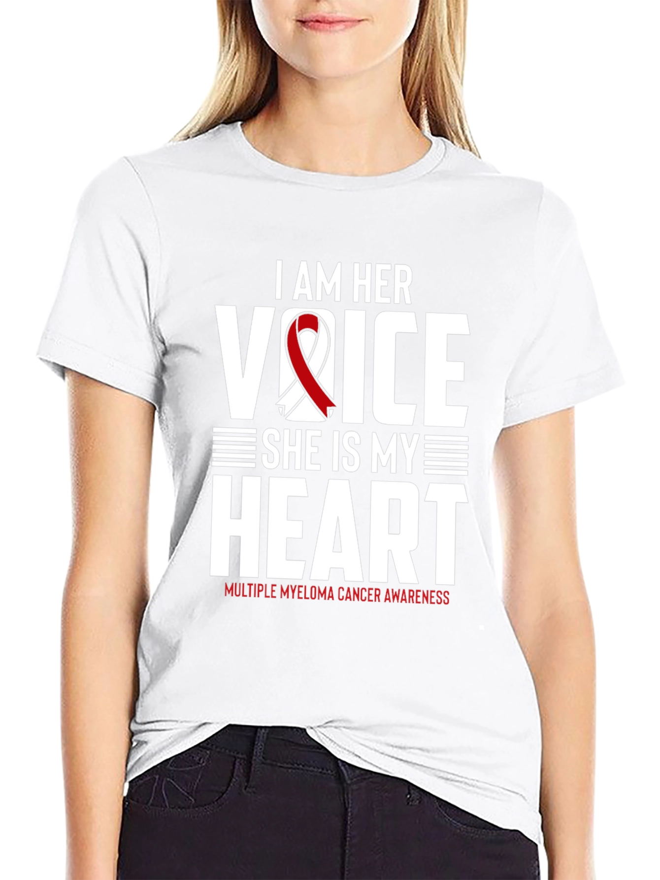 I Am Her Voice Myeloma Awareness T-Shirt