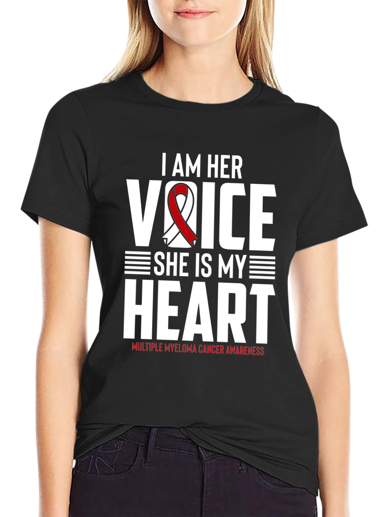 I Am Her Voice Myeloma Awareness T-Shirt
