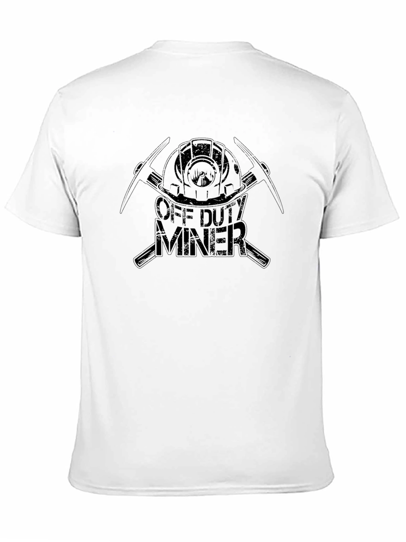 Off Duty Miner Black T-Shirt
