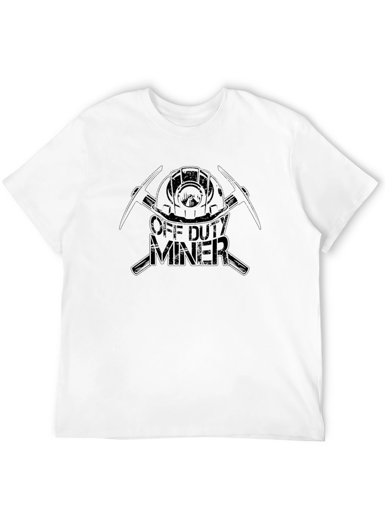 Off Duty Miner Black T-Shirt