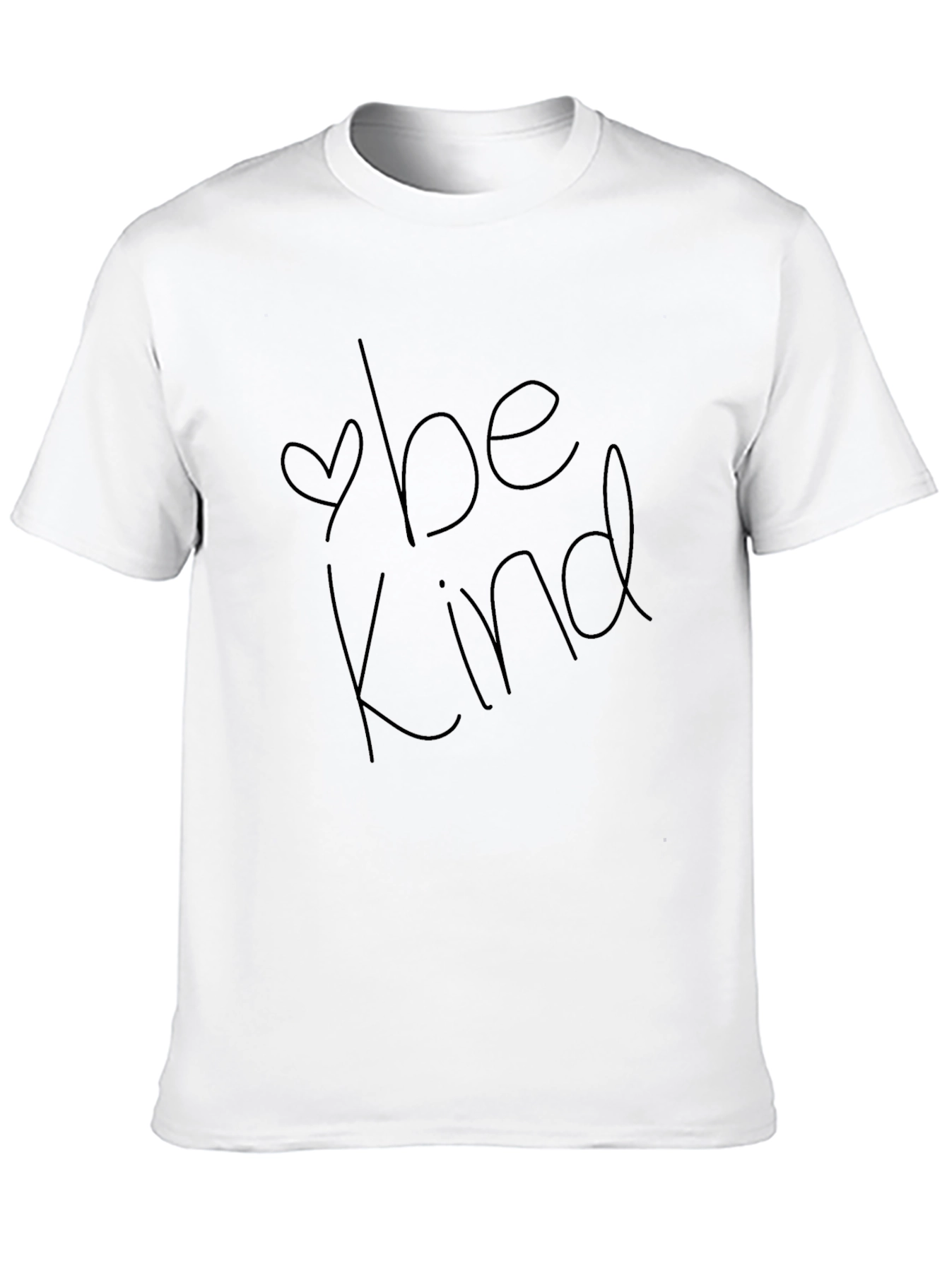 Be Kind Graphic T-Shirt - Black Crew Neck Tee