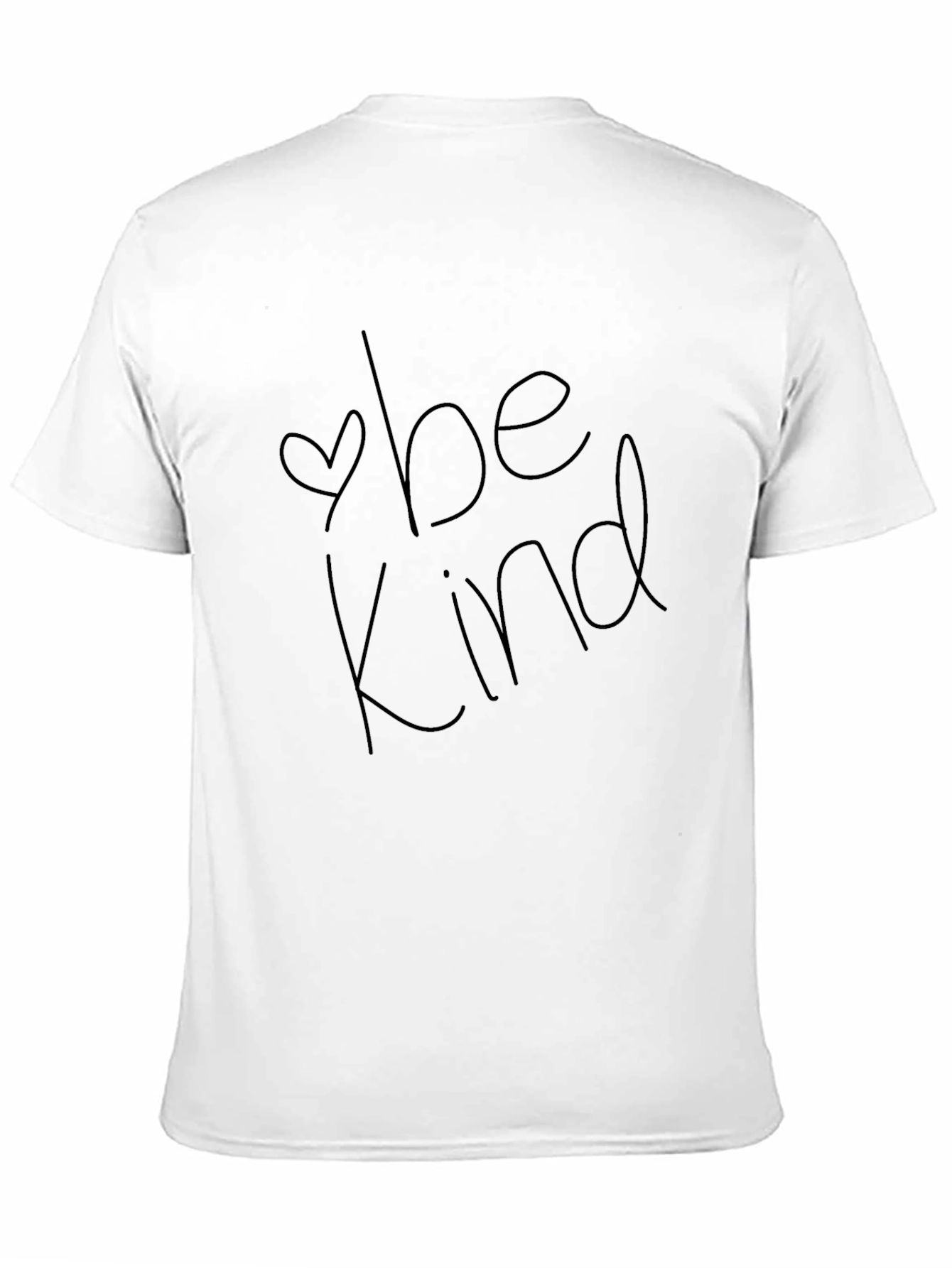Be Kind Graphic T-Shirt - Black Crew Neck Tee