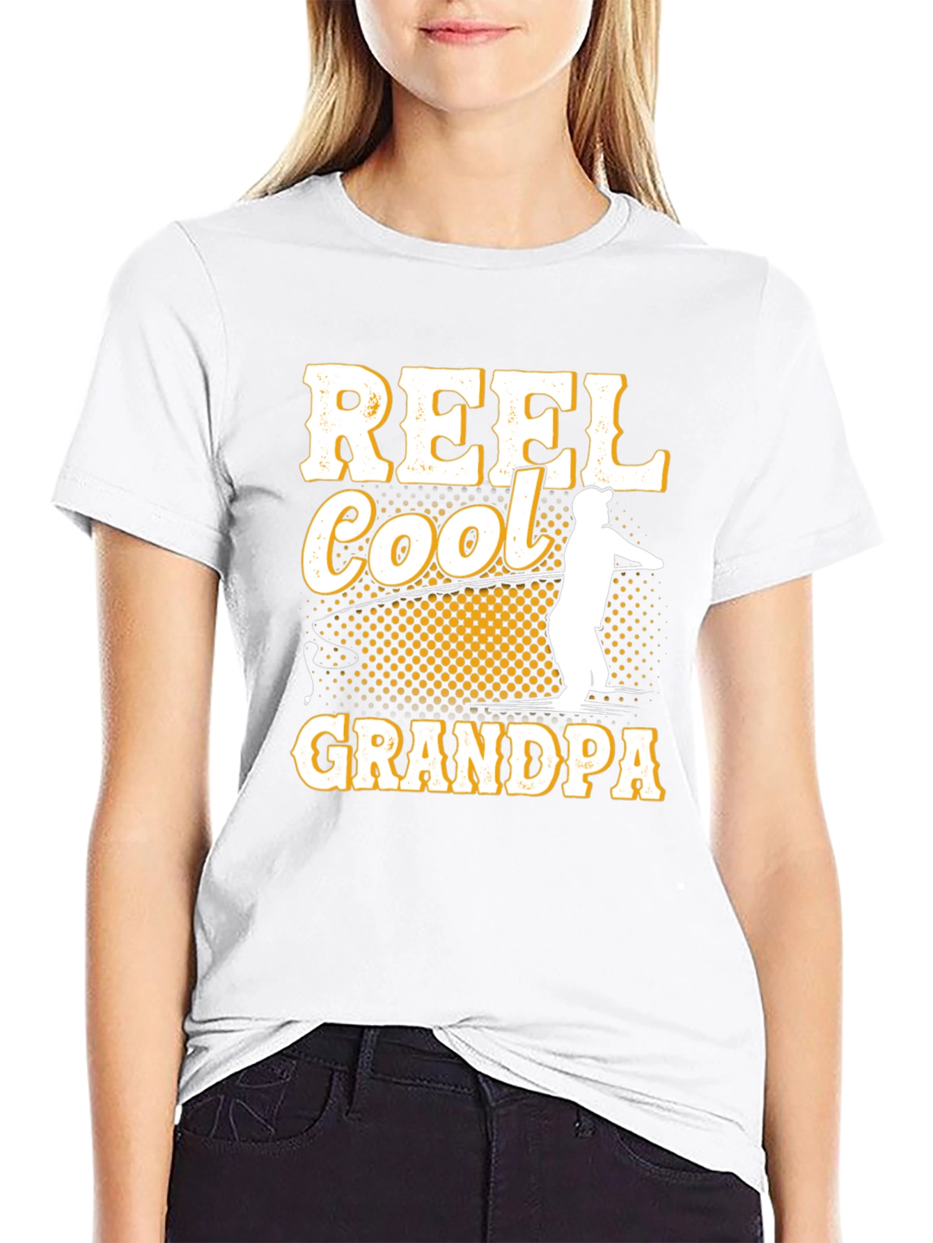 Reel Cool Grandpa Fishing T-Shirt