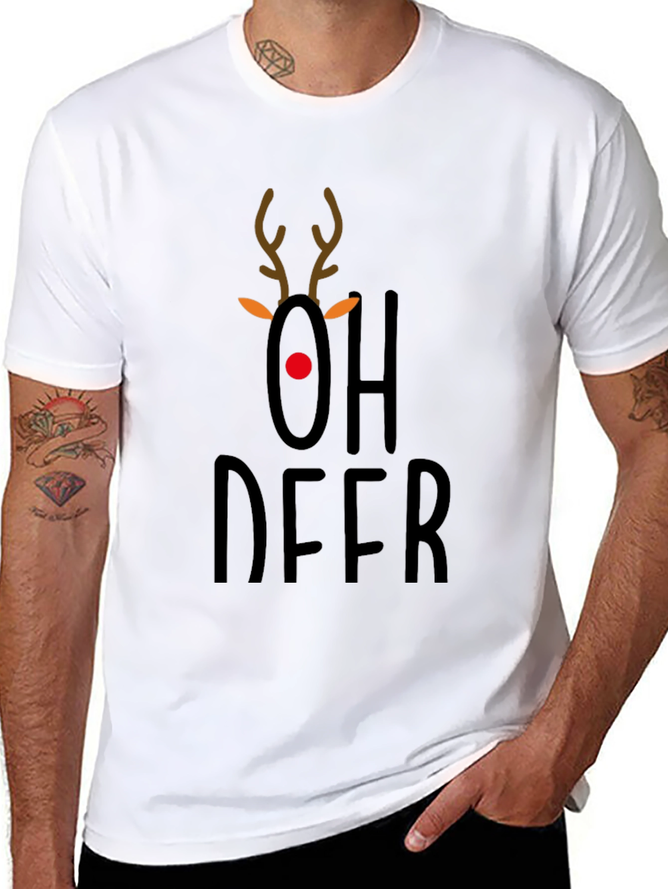 Oh Deer! Christmas Graphic Tee
