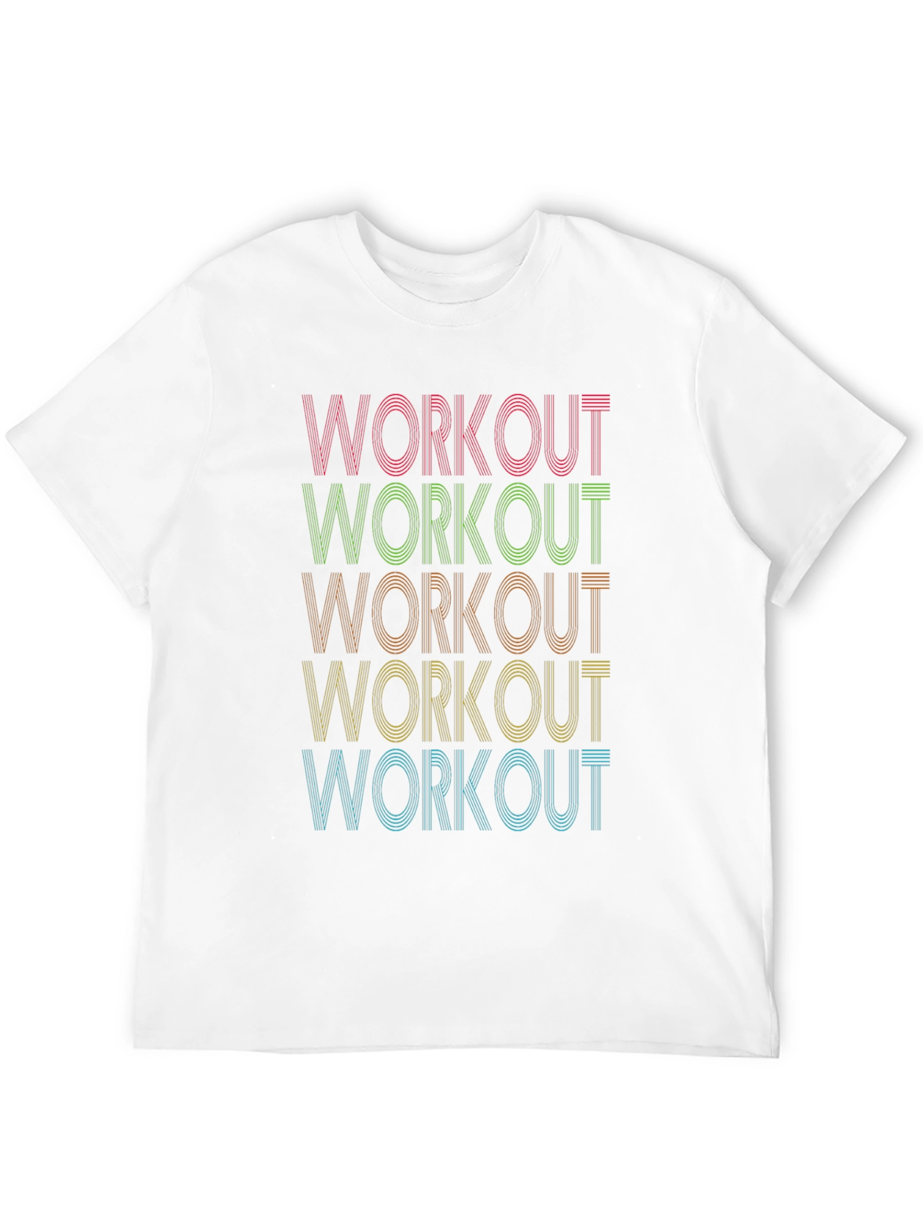 Retro Workout T-Shirt - Fitness Apparel