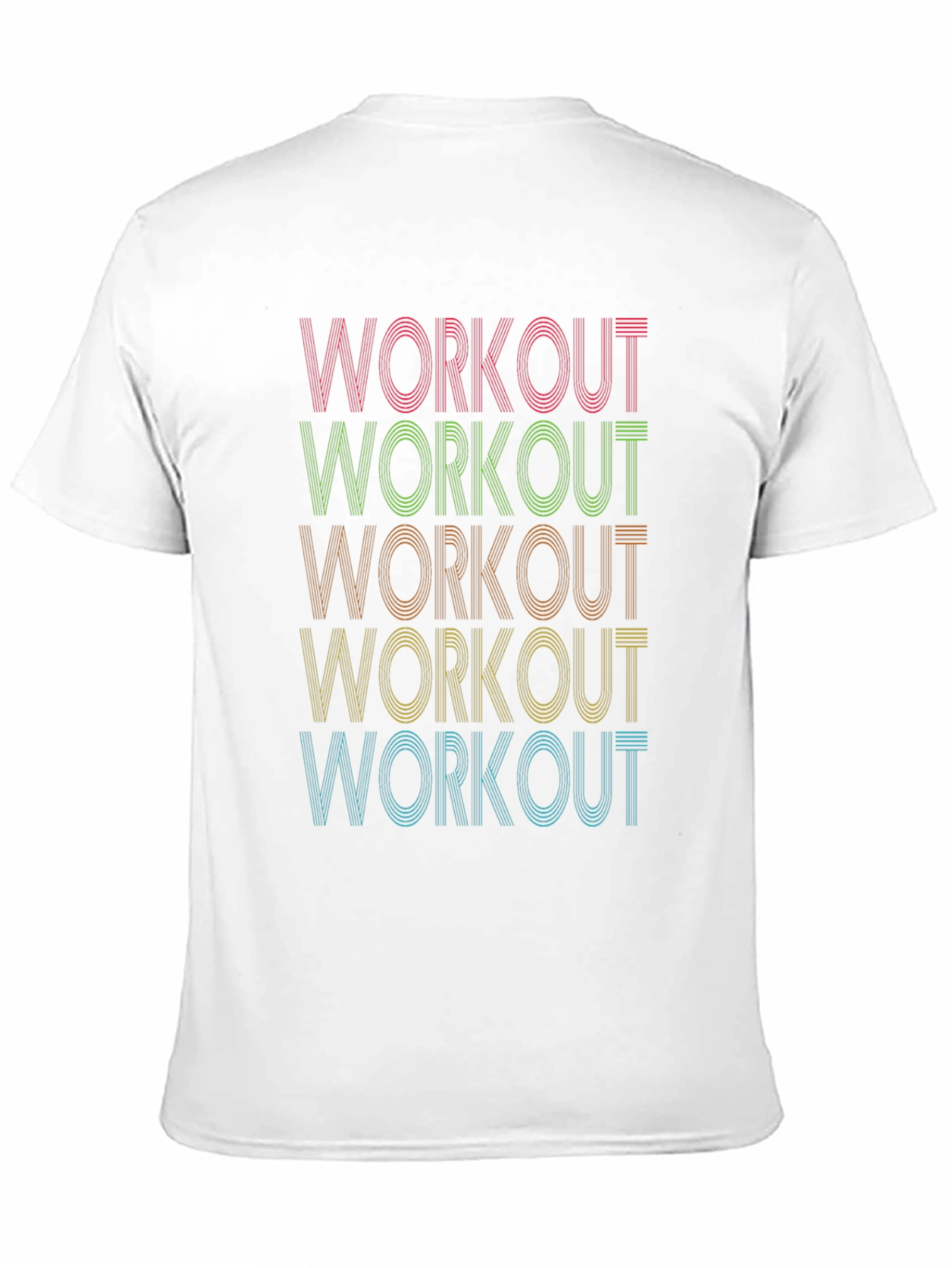 Retro Workout T-Shirt - Fitness Apparel