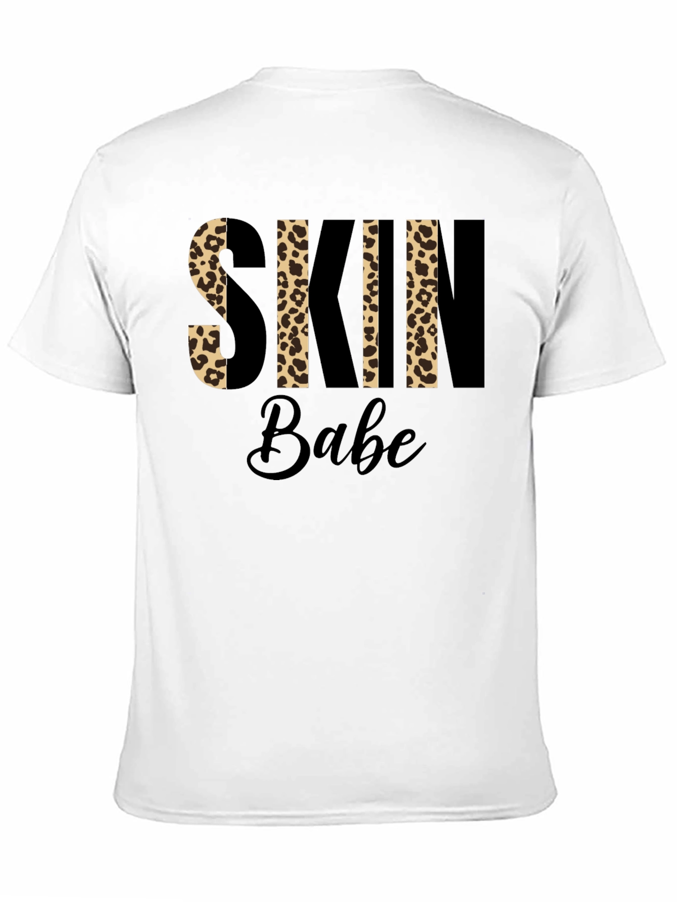 Leopard Print Skin Babe Graphic T-Shirt