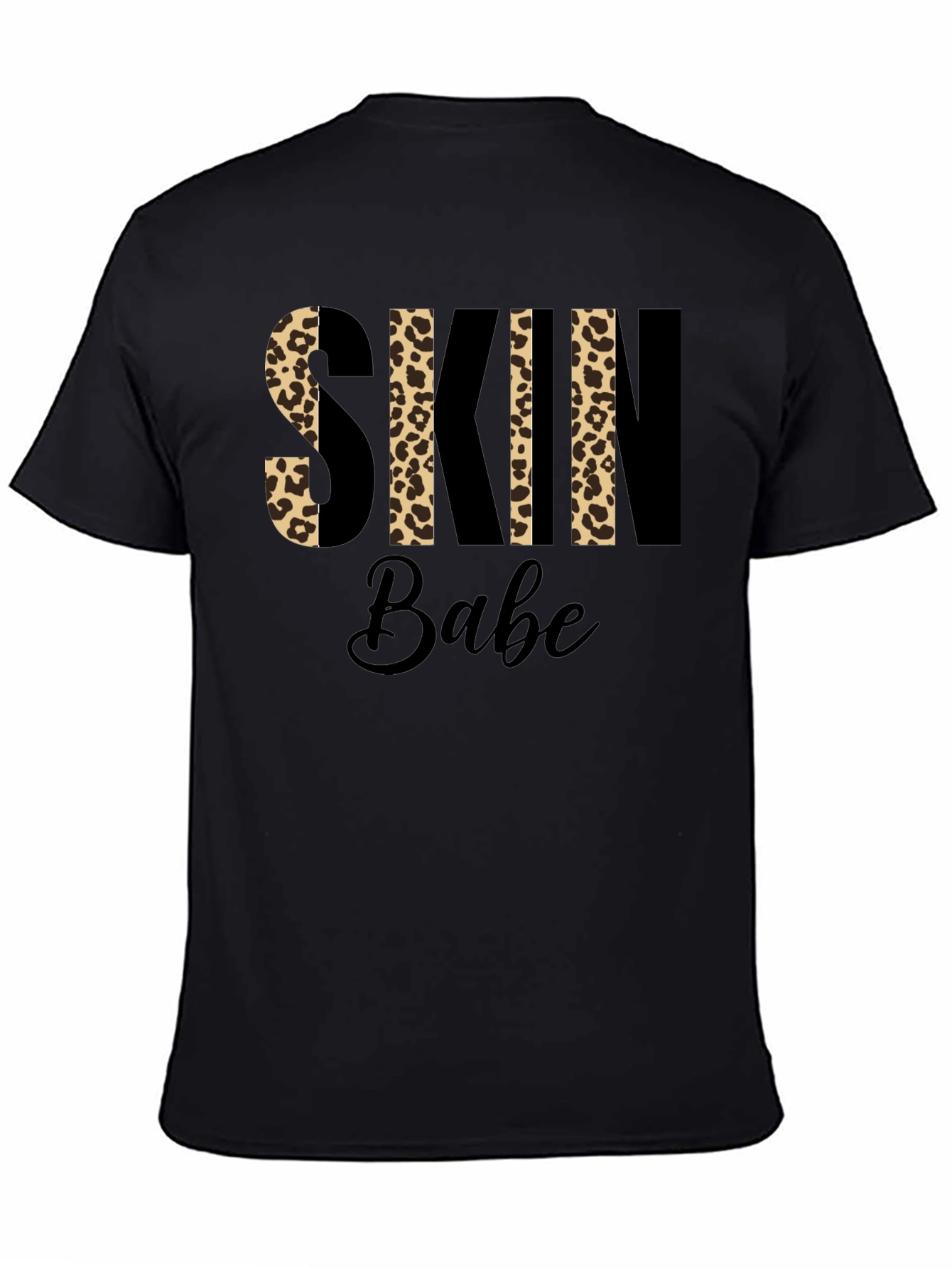 Leopard Print Skin Babe Graphic T-Shirt