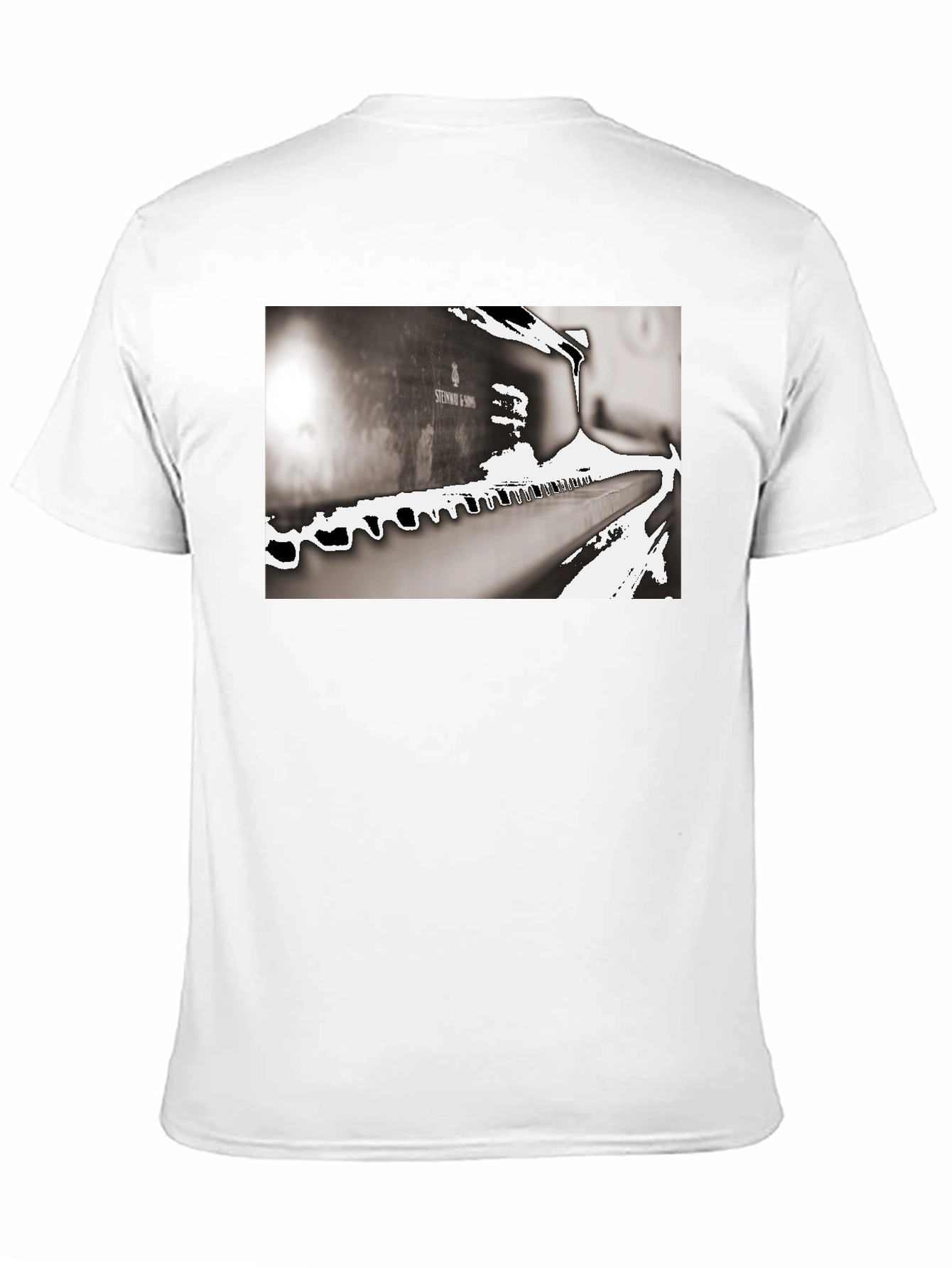 Piano Keys T-Shirt - Musical Design