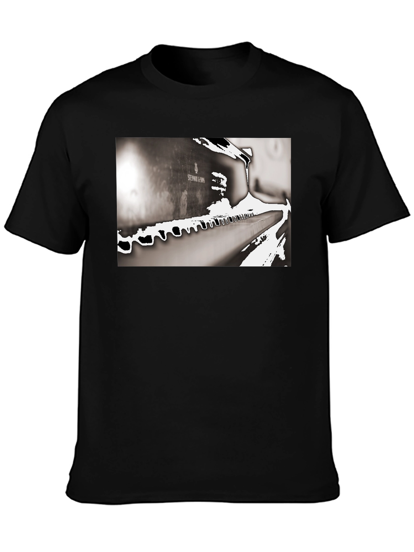 Piano Keys T-Shirt - Musical Design