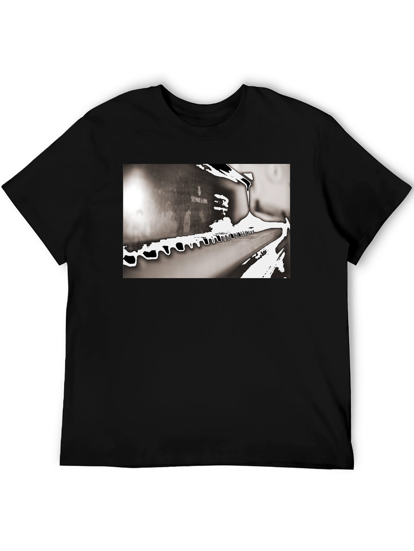 Piano Keys T-Shirt - Musical Design