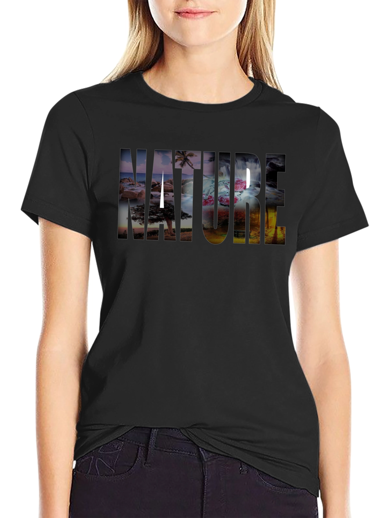 Nature T-Shirt - Black Graphic Tee