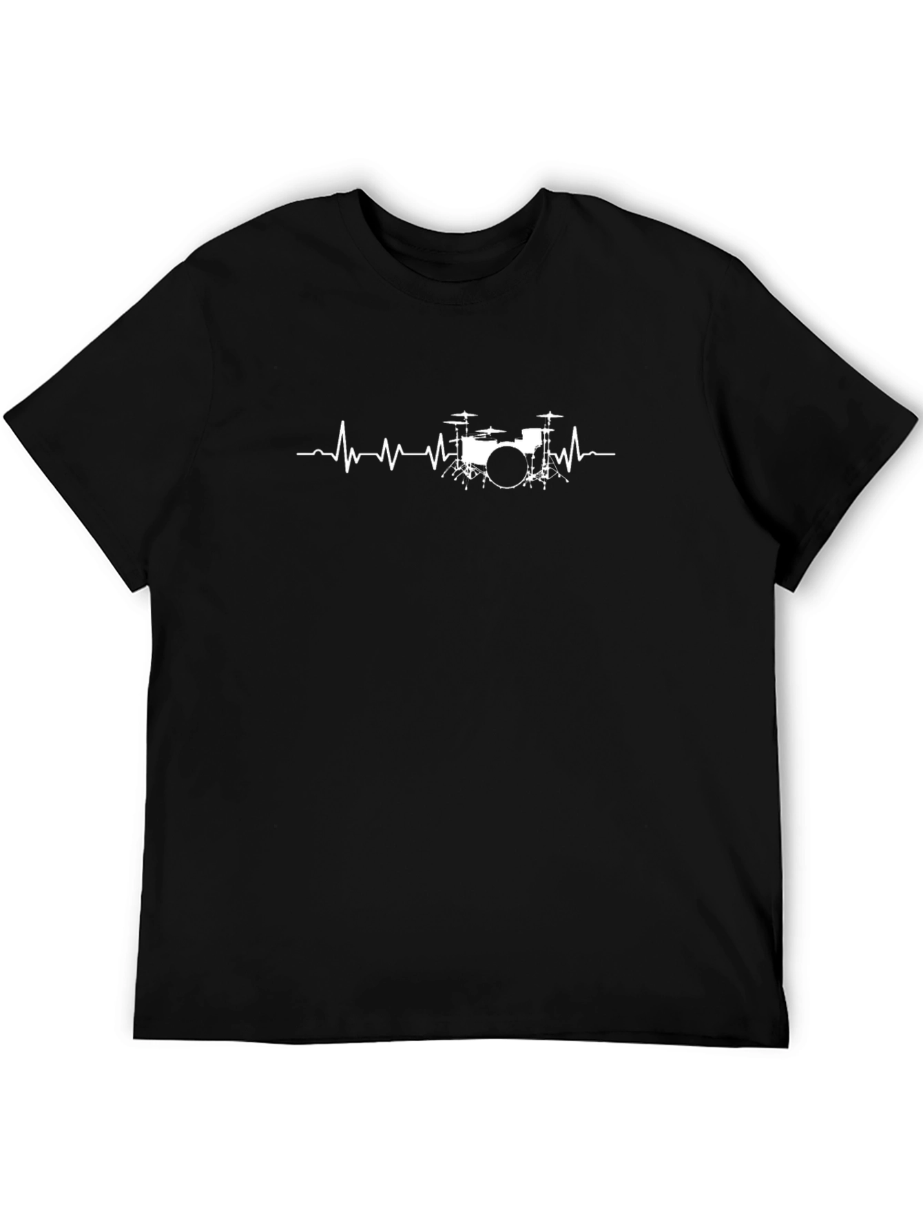 Drumbeat T-Shirt - Musician Heartbeat Tee