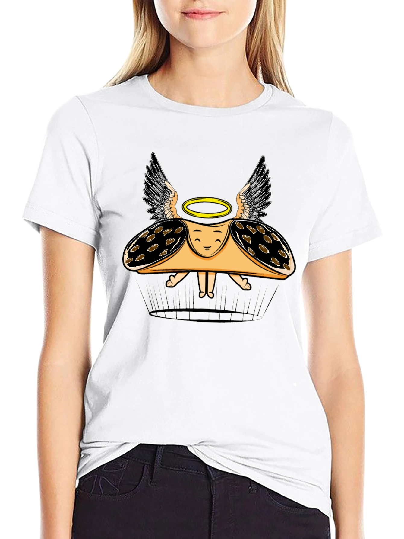 Taco Angel Graphic Tee - Black T-Shirt