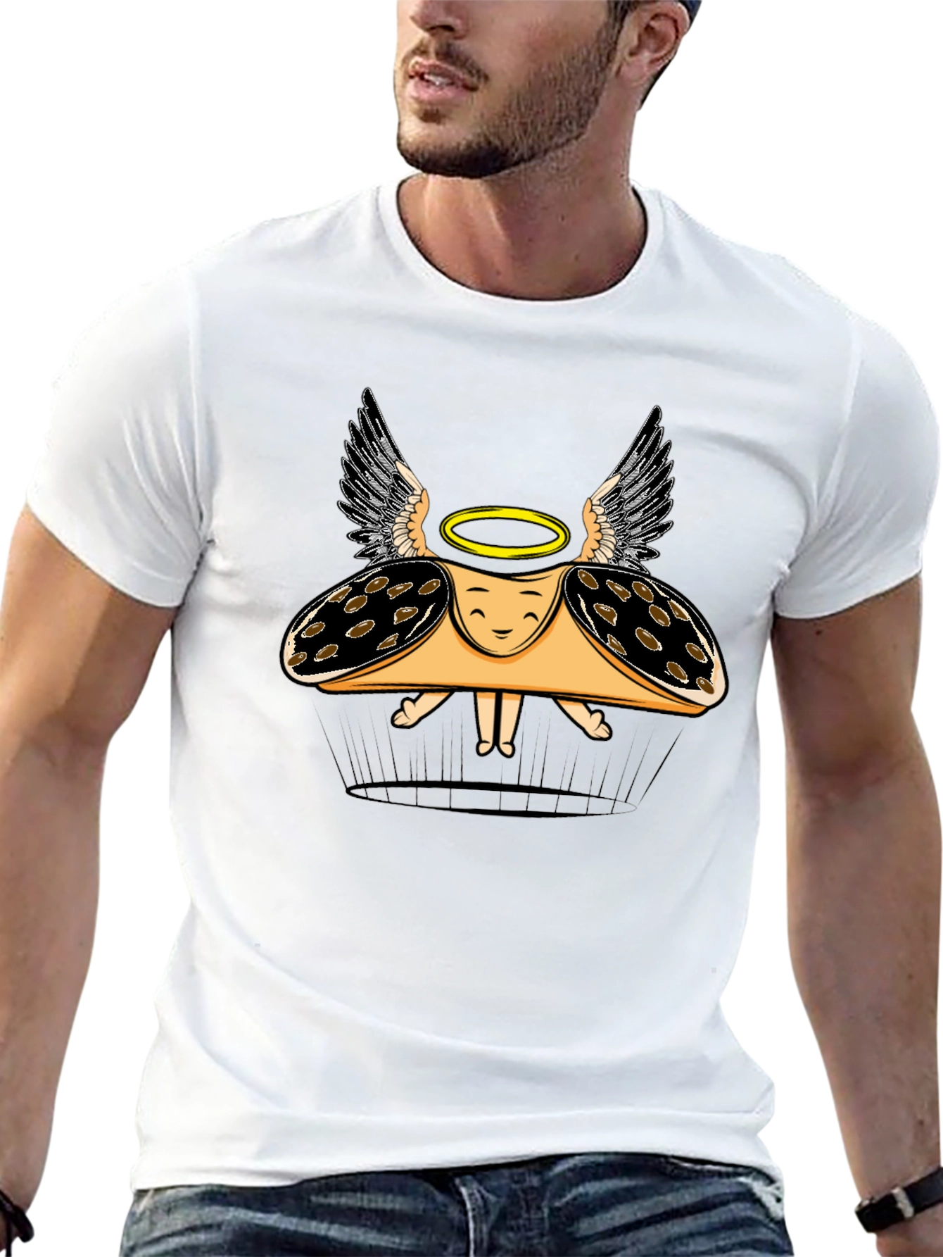 Taco Angel Graphic Tee - Black T-Shirt