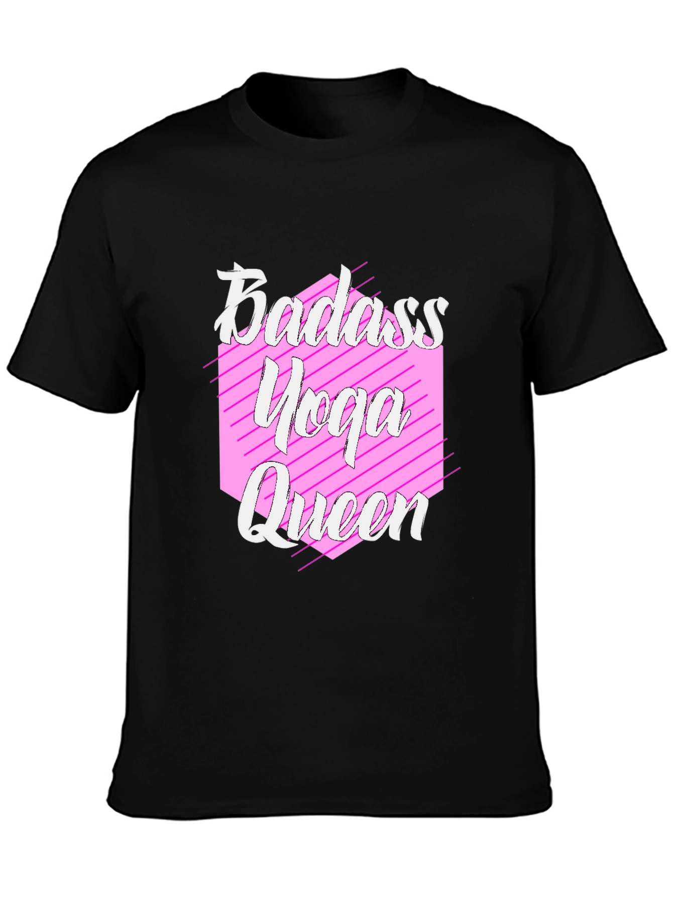 Badass Yoga Queen Graphic T-Shirt