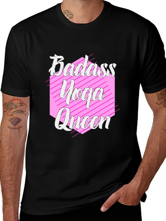 Badass Yoga Queen Graphic T-Shirt
