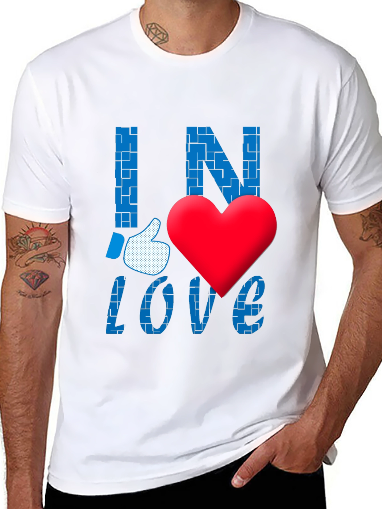 In Love T-Shirt - Unique Design