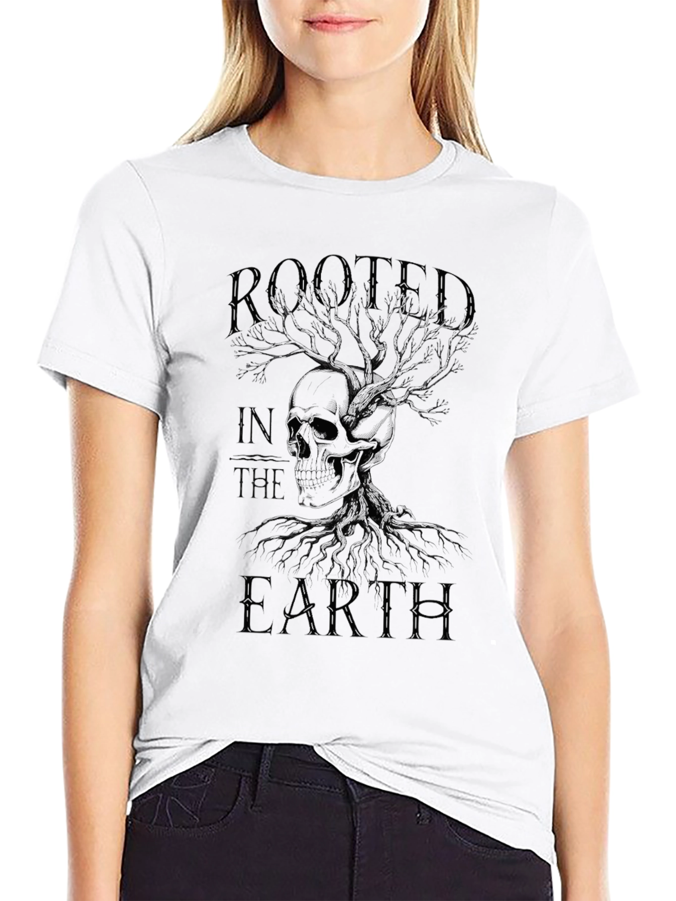 Rooted In The Earth Graphic Print T-Shirt