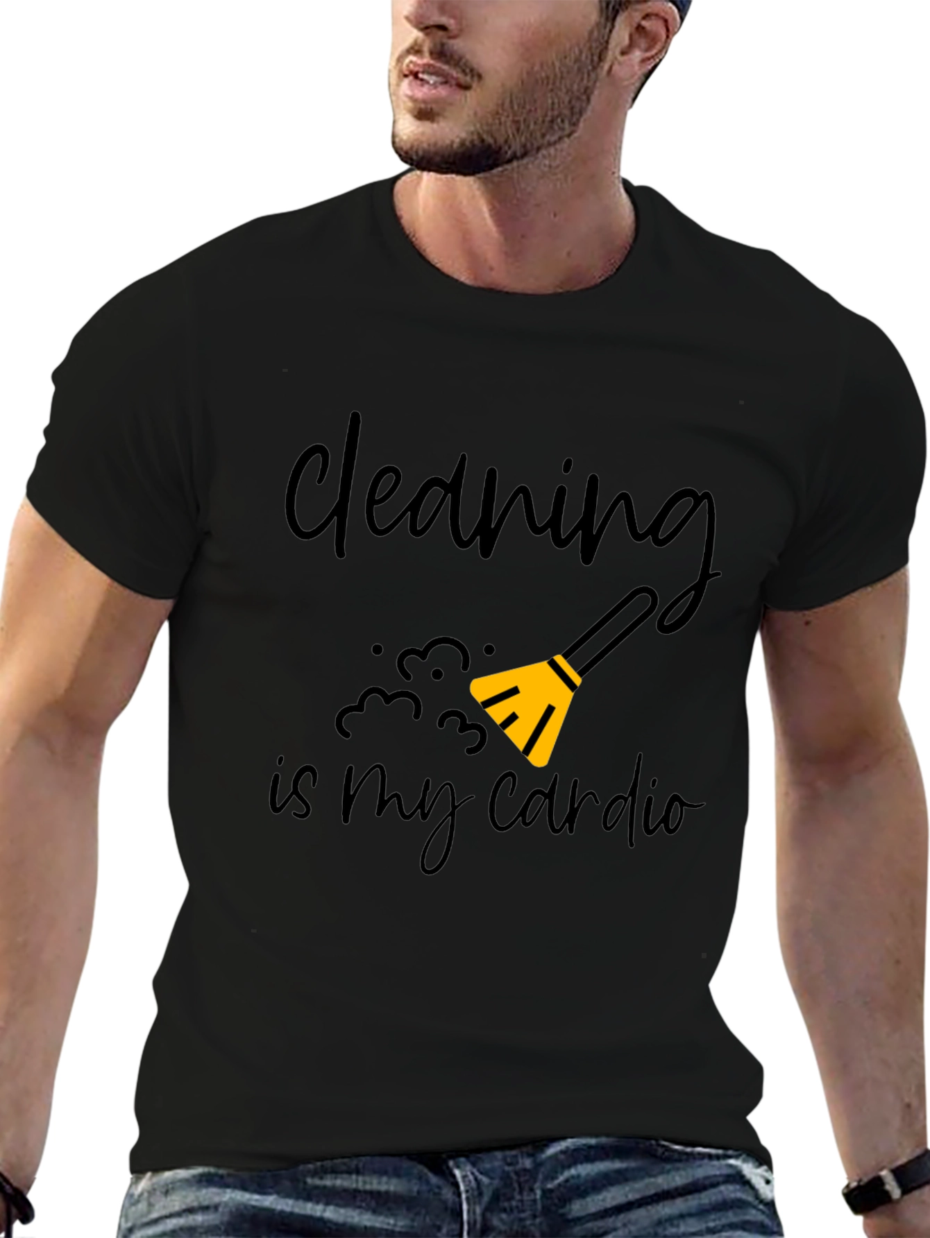 Cleaning is My Cardio Graphic Tee