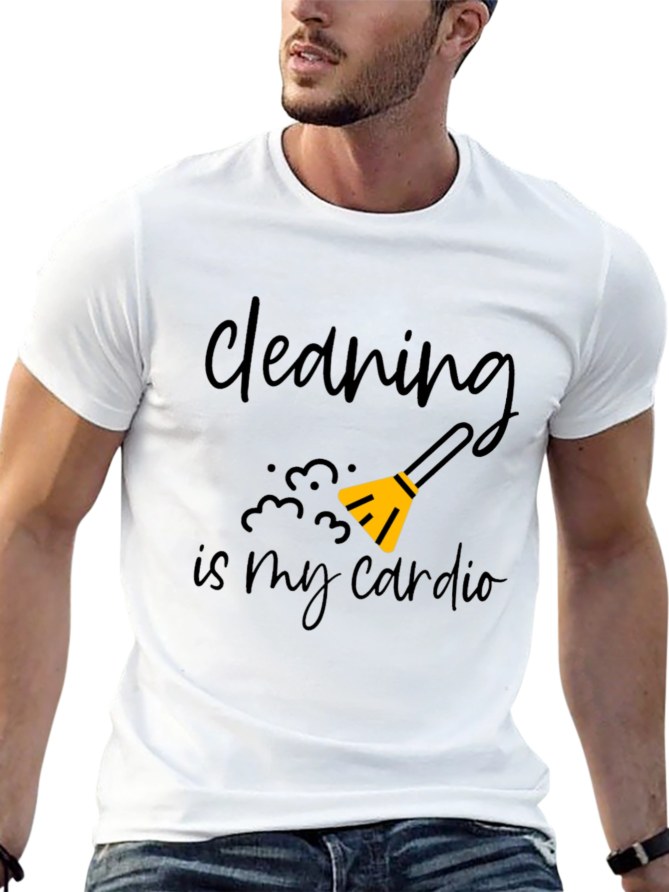 Cleaning is My Cardio Graphic Tee