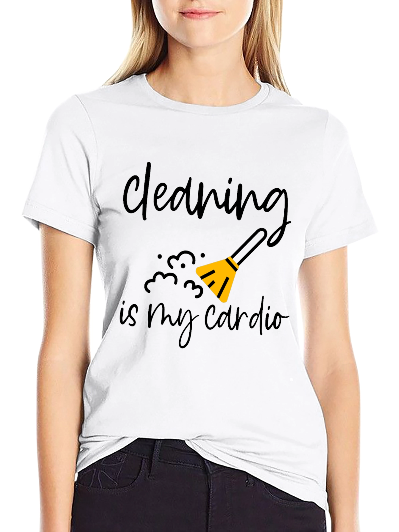 Cleaning is My Cardio Graphic Tee