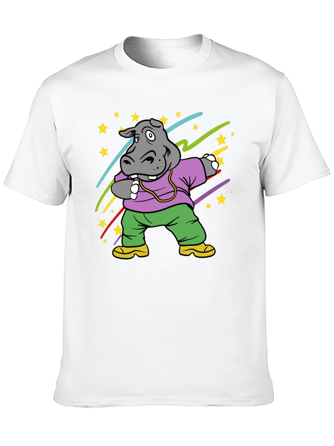 Hippo Dabbing Graphic T-Shirt