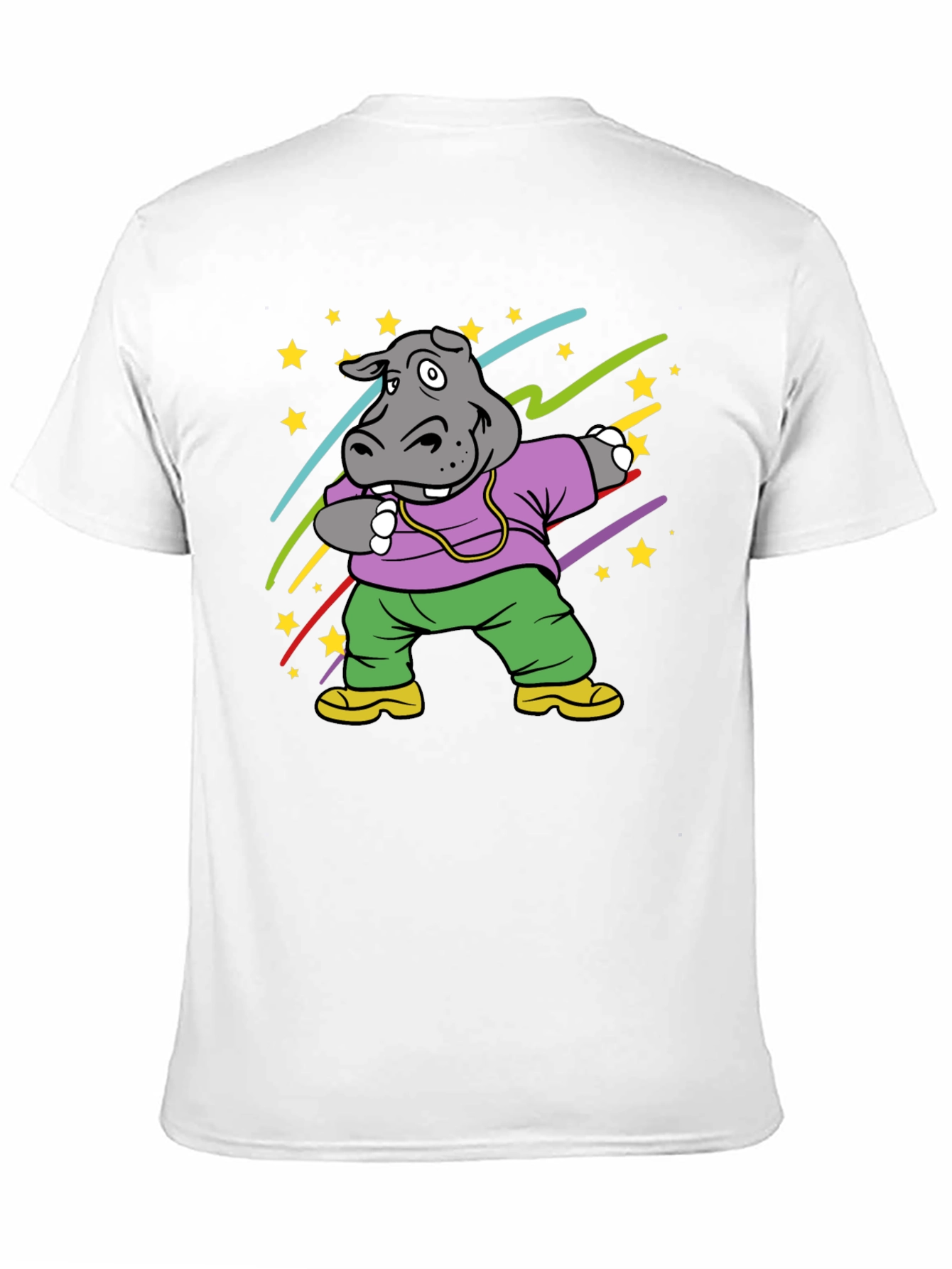 Hippo Dabbing Graphic T-Shirt