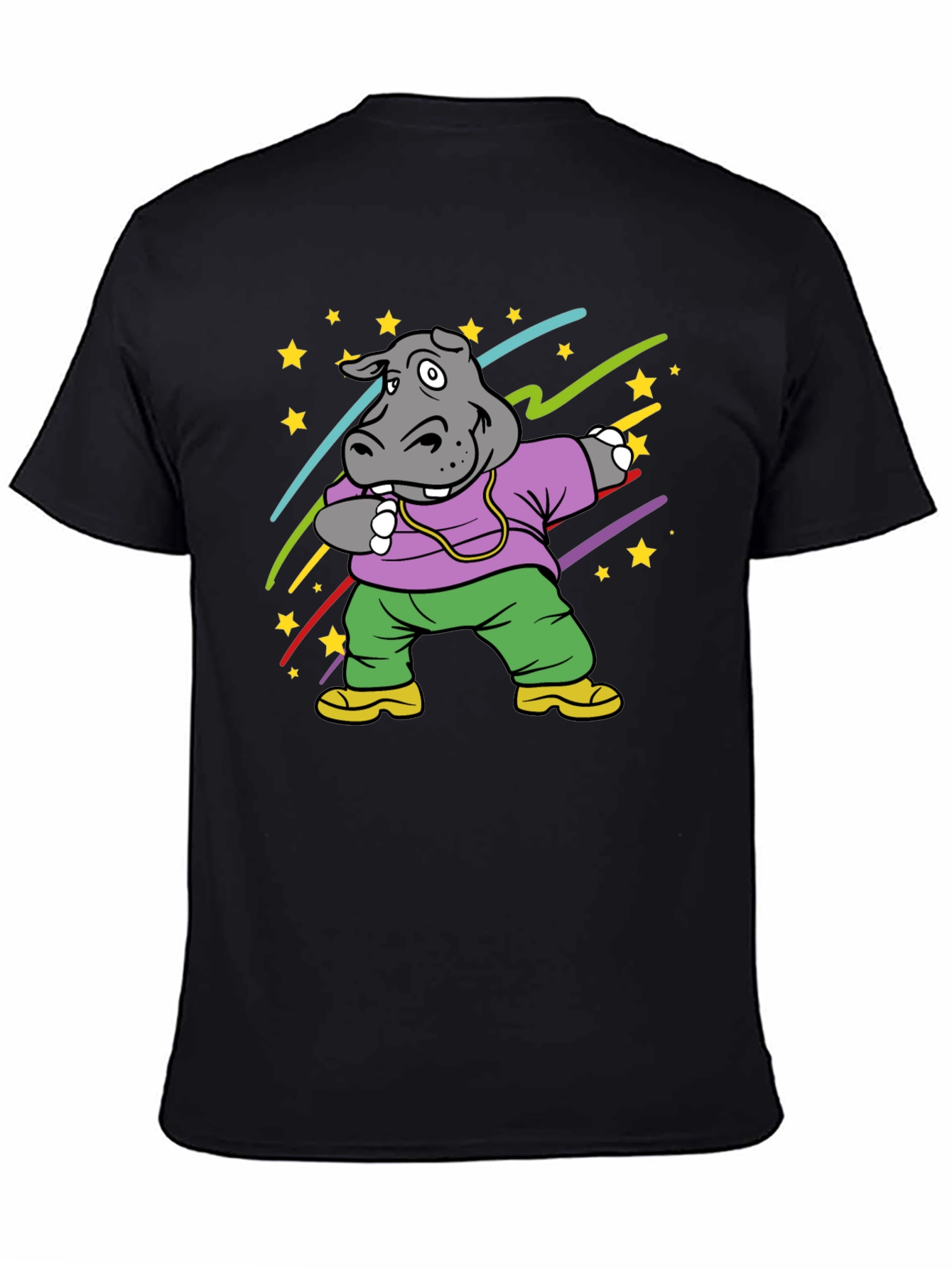 Hippo Dabbing Graphic T-Shirt
