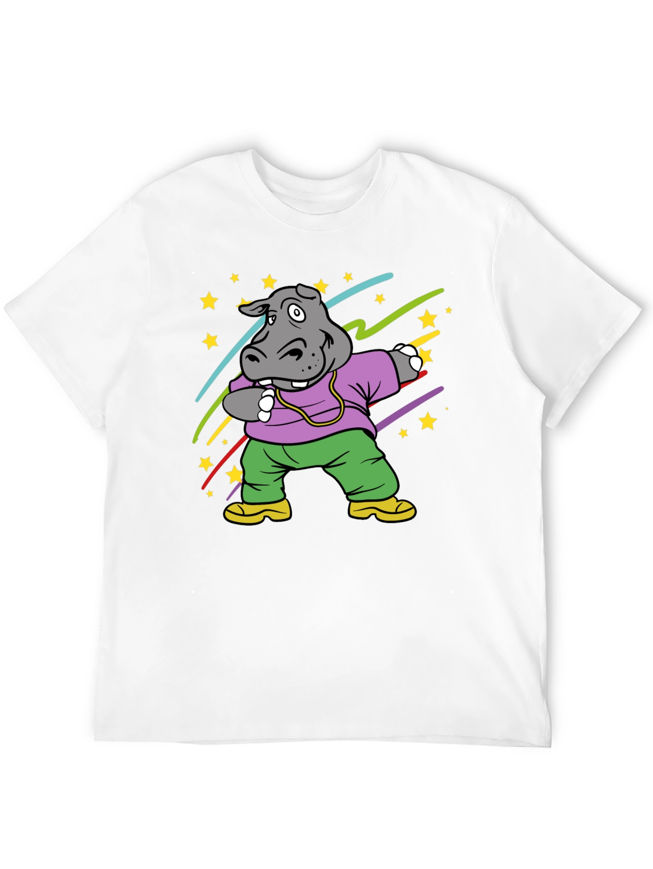 Hippo Dabbing Graphic T-Shirt