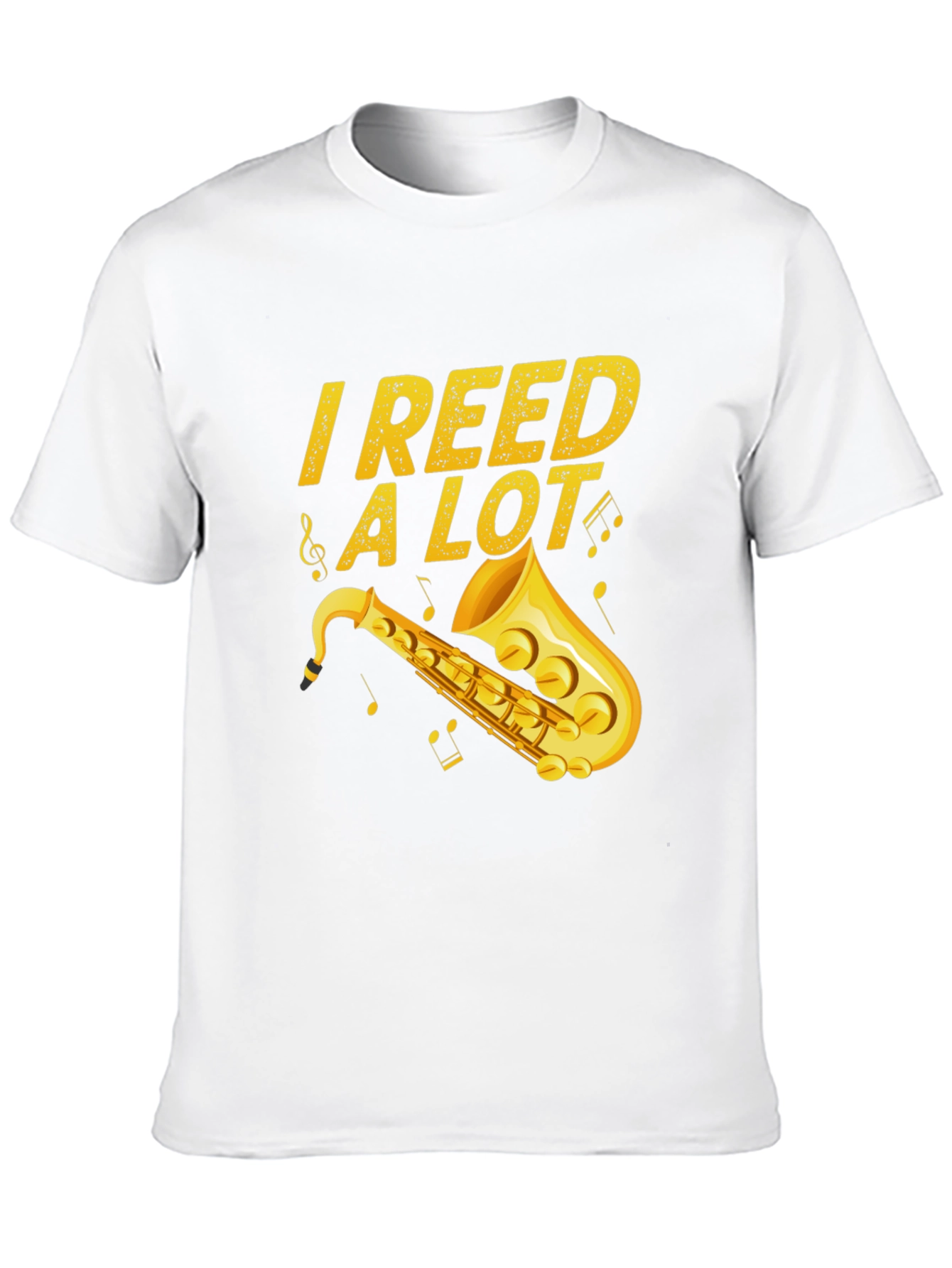 I Reed a Lot Saxophone Musician Black T-Shirt
