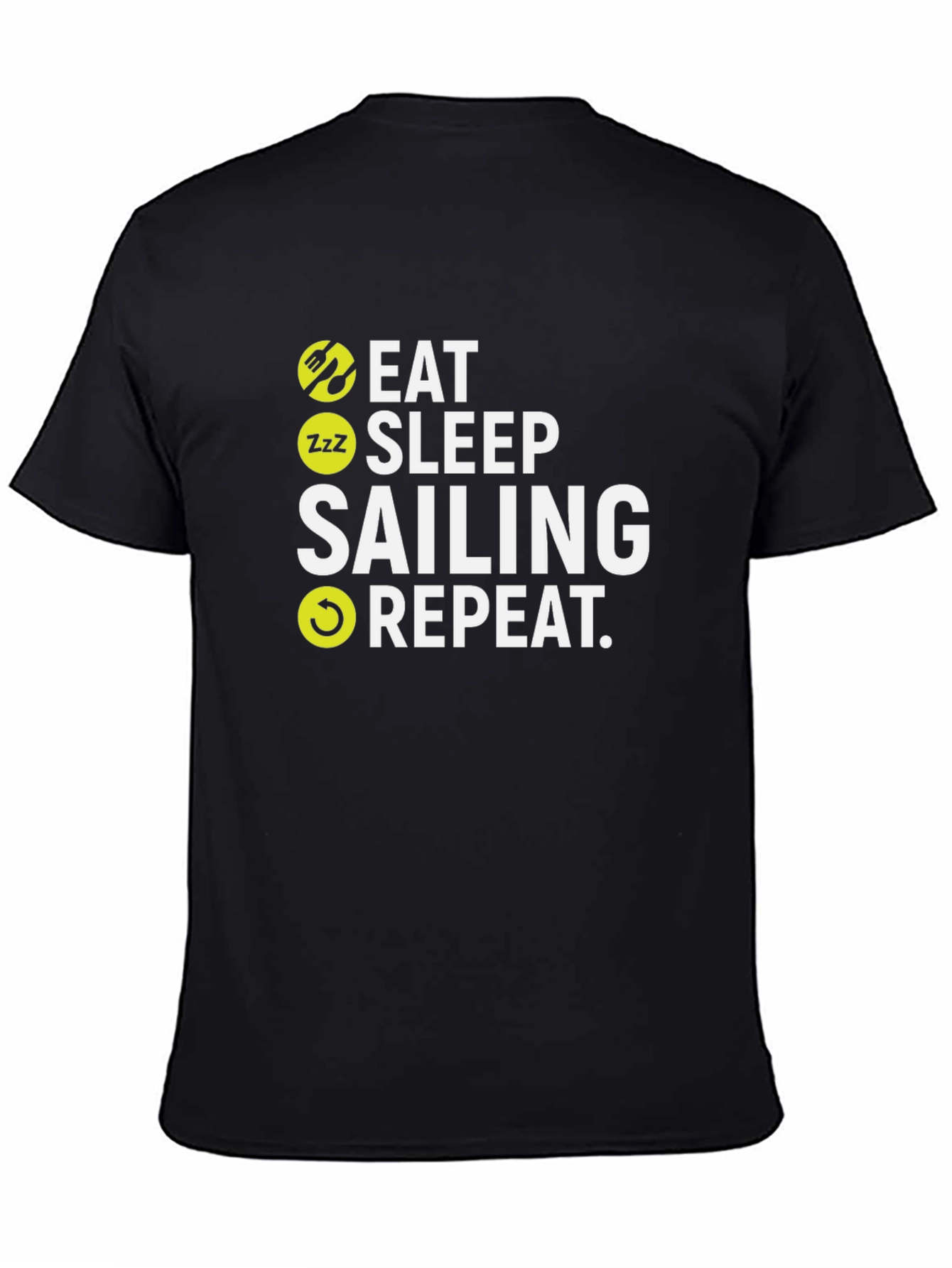 Eat Sleep Sailing Repeat Graphic T-Shirt