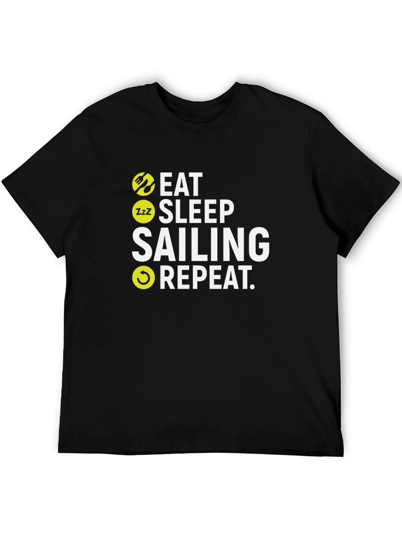 Eat Sleep Sailing Repeat Graphic T-Shirt
