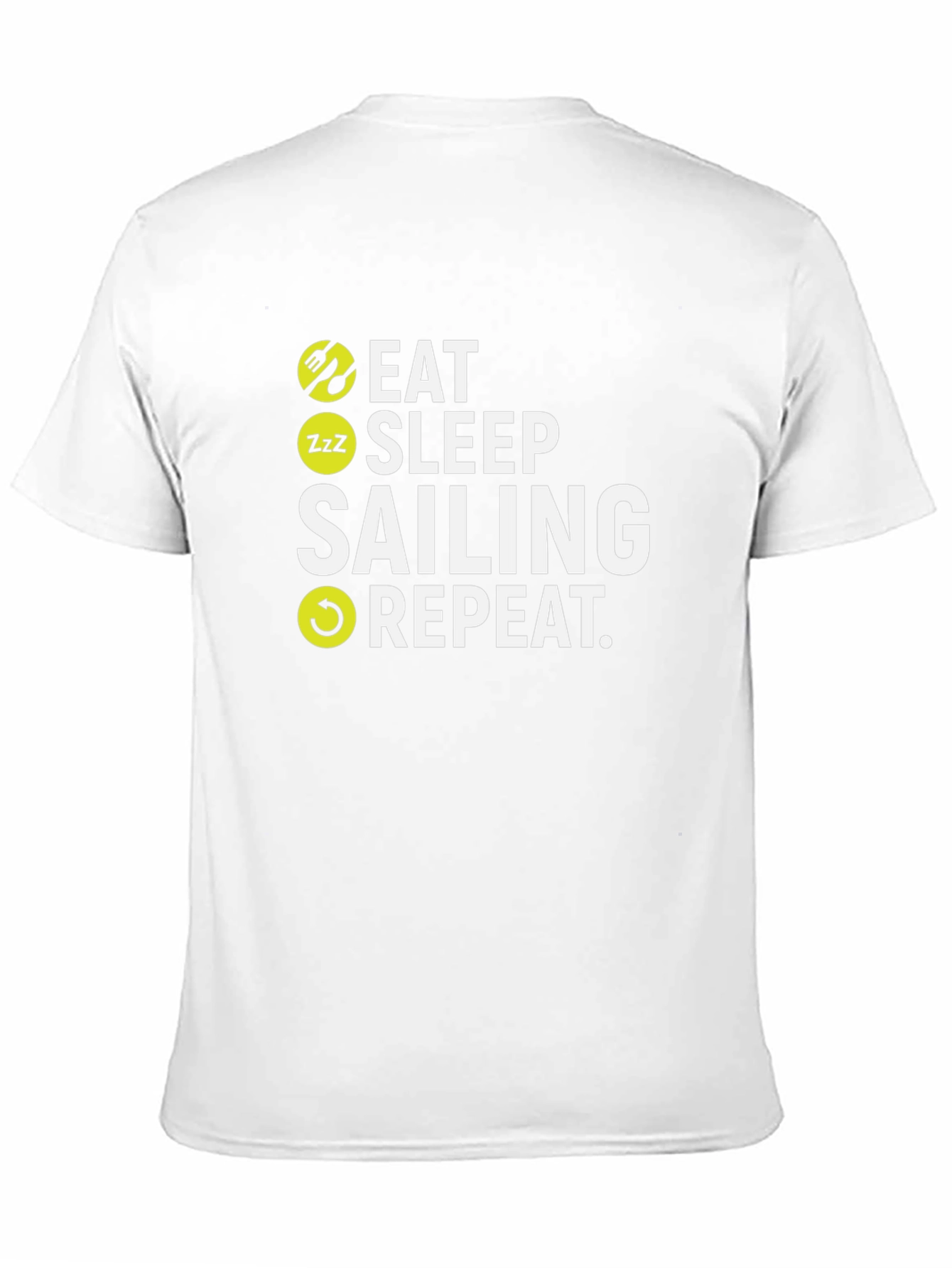Eat Sleep Sailing Repeat Graphic T-Shirt