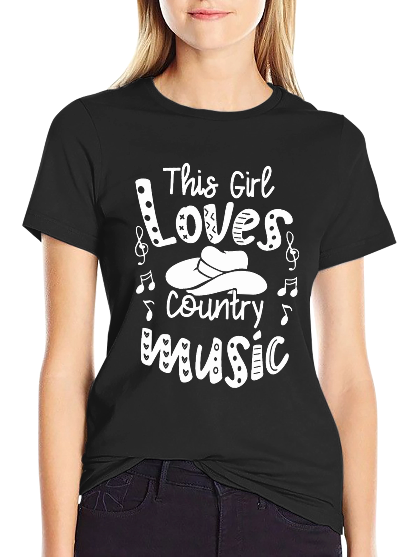 This Girl Loves Country Music T-Shirt