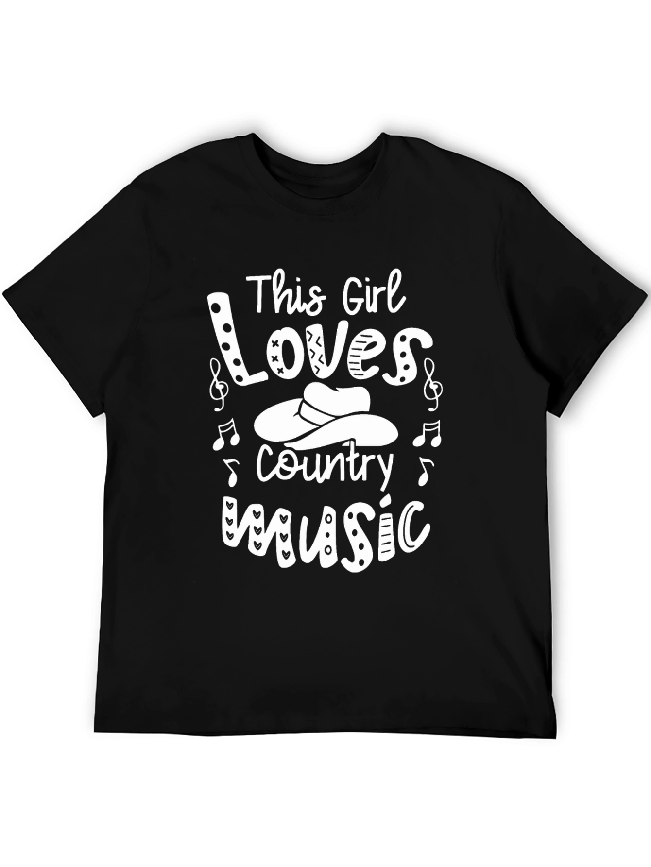 This Girl Loves Country Music T-Shirt