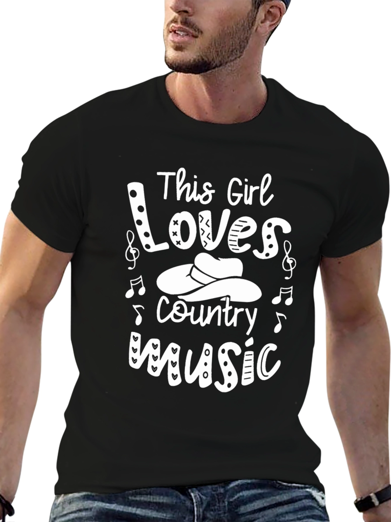 This Girl Loves Country Music T-Shirt