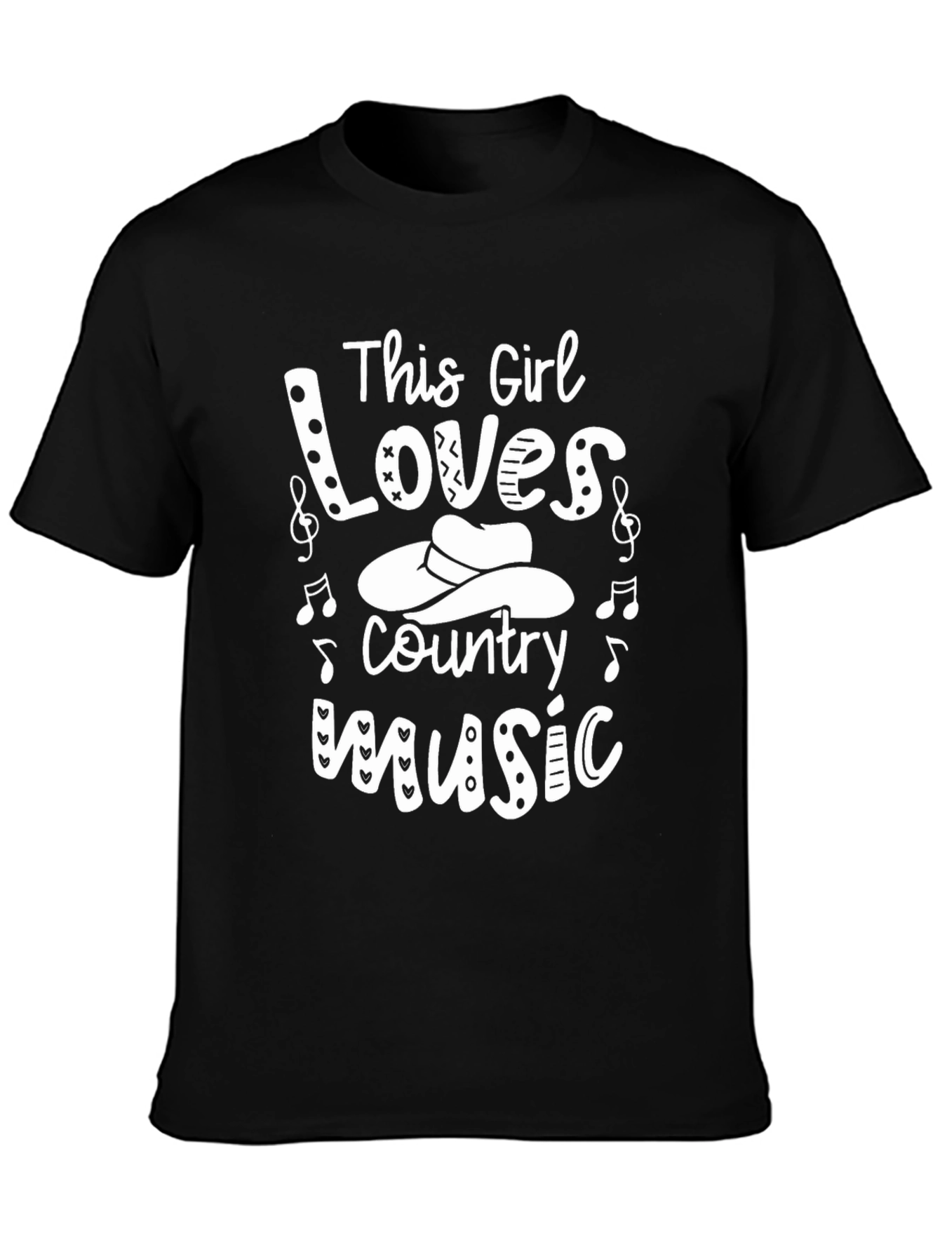 This Girl Loves Country Music T-Shirt