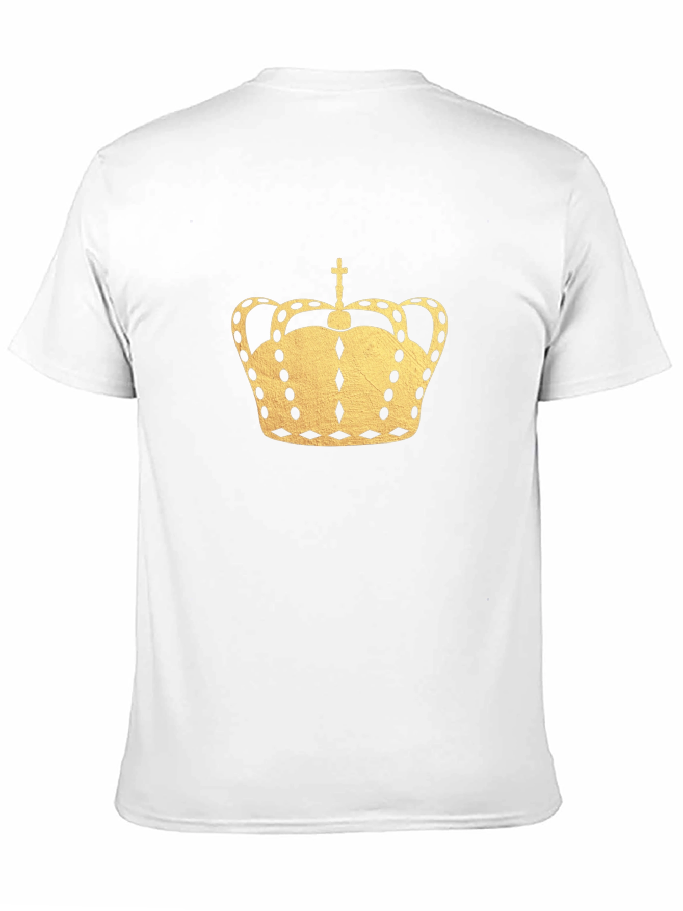 Golden Crown Graphic Black T-Shirt