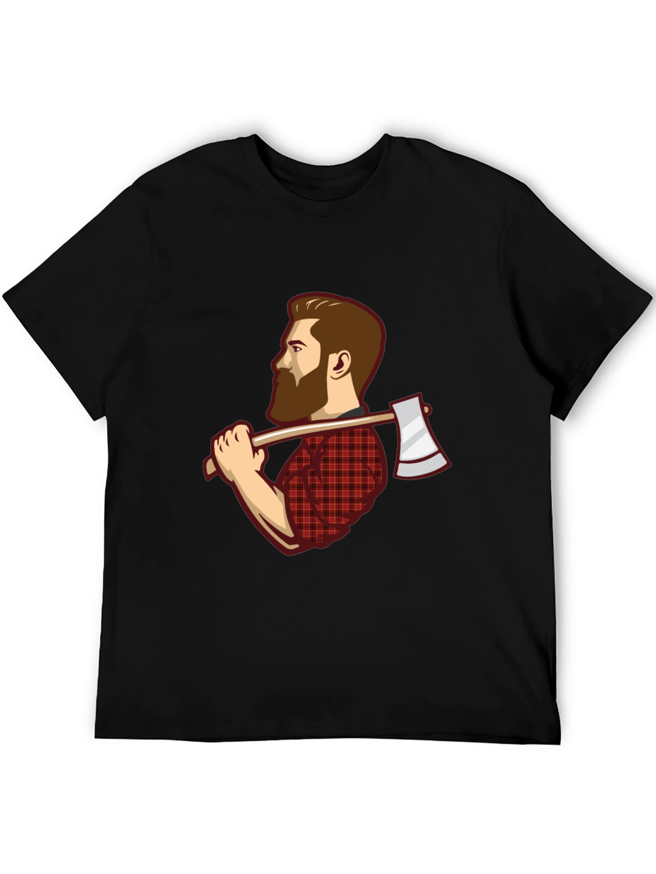 Lumberjack Graphic Tee - Axe Wielding Woodcutter
